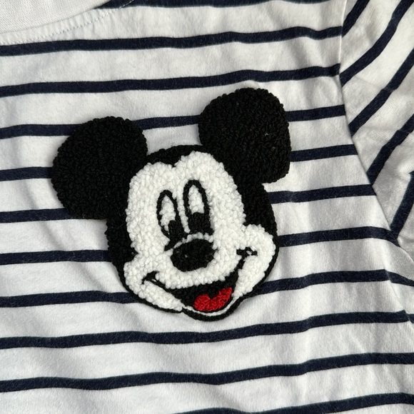 H&M Toddlers Mickey LS Striped Tee - Picture 2 of 5